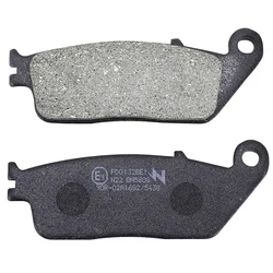 BRAKE PADS SET (2 pads) - NEWFREN FOR KAWASAKI 750 Z 2007>2011, 800 Z 2015>2016 Front /TRIUMPH 675 STREET TRIPLE 2008>2017AV/HONDA 125 FORZA 2015> Front (L 39mm - H 102mm - P 8.3mm) (FD0132BE1) (ELITE ORGANIC)