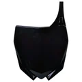 MX FRONT NUMBER PLATE - POLISPORT FOR YAMAHA 125, 250 YZ 2015>2021 BLACK