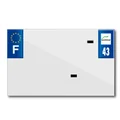 PLASTIC STRIP FOR BLANK PVC LICENSE PLATE (MOTORBIKE FORMAT 210X130)-DEPT 43/EUROPE (SOLD PER UNIT)