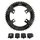 PLATEAU ROUTE 4BRA D.110 POUR SHIMANO ULTEGRA R8000 / R8050 MICHE 52DTS EXTERIEUR NOIR 11V.