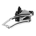DERAILLEUR VTT AVANT MICROHSIFT 7/8V.  A COLLIER 34.9 POUR TRIPLE PLATEAU 42x34x24 TIRAGE HAUT/BAS (AVEC COLLIER ADAPTATEUR 31.8) (COMPATIBLE SHIMANO)