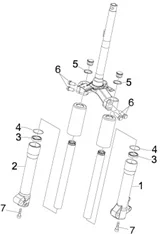 Composants de la fourche (Wuxi Top)