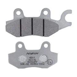 PLAQUETTE DE FREIN NISSIN POUR KAWASAKI Z125 2019> AV/AR, 650 KLR 2008>2018 AR / TRIUMPH 750-900-1000-1200 DAYTONA AR, 955-1050 TIGER AR  (2P-212NS) (SEMI METAL)