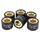 GALET/ROULEAU MAXISCOOTER MAGNETI MARELLI 20x15 17,5g (x6)  POUR HONDA 125 FORZA, PCX, SH, PANTHEON, S-WING/KYMCO 125 DINK, GRAND-DINK (OEM: 22123-K02-900)