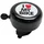 RING BELL -  P2R ALUMINIUM BLACK - ''I LOVE MY BIKE'' 50mm (SOLD PER UNIT)
