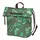 SINGLE BAG FOR BICYCLE -REAR-TURN INTO BACKPACK- BASIL EVERGREEN DAYPACK -THYME COLOUR - WITH LEATHER HANDLE- LEFT or RIGHT - 14/19Lt - HOOKS ON CARRIER - WATERPROOF FOLDING CLOSING