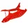 FOOTREST "PIAGGIO GENUINE PART" 50-125 VESPA PRIMAVERA, SPRINT RED 894  -67361200R7-