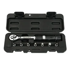 TORQUE WRENCH 1/4" - FROM 2 to 14Nm  WITH ALLEN ENDS  2-3-4-5-6-10 TORX T25 (SUPPLIED IN BOX)  -P2R-