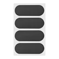 AUTOCOLLANT/STICKER CASQUE REFLECHISSANT NOIR (VENDU PAR 4) -P2R- **