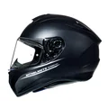 HELMET-FULL FACE MT TARGO SINGLE BLACK MATT L  (SINGLE VISOR- PINLOCK READY)