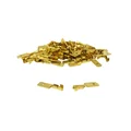 COSSE ELECTRIQUE LAITON NON ISOLEE PLATE MALE 6.3 x 1 RM 7840   (VENDU AU SACHET DE 50 PIECES)  -SELECTION P2R-