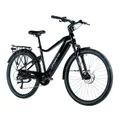 VELO ELECTRIQUE/VAE VTC 29 LEADER FOX SANDY HOMME NOIR BRILLANT 9V MOTEUR ROUE AR BAFANG 36V 45Nm BATTERIE 20Ah (17,5'' - h45cm - TAILLE M - POUR ADULTE DE 168cm à 178cm)