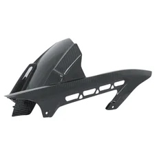 LECHE ROUE/GARDE BOUE AR MOTO ADAPTABLE AVEC PROTEGE CHAINE POUR KAWASAKI 900 Z900 2017> TOUT EN FIBRE DE CARBONE  -AVOC-