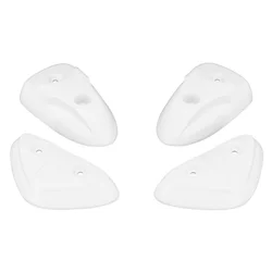 SIDE PADS FOR SCOOT MBK 50 STUNT/YAMAHA 50 SLIDER - GLOSSY WHITE (x4)