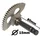 KICKSTART SHAFT FOR SCOOT  CPI 50 OLIVER 2003>/KEEWAY 50 MATRIX 2006/MALAGUTI 50 F12 2007> (Ø15mm, L 80mm, 32 teeth, centers 47mm)  -BUZZETTI-