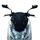 PARE-BRISE/SAUTE VENT MAXISCOOTER POUR YAMAHA 125 MAJESTY 2001>/MBK 125 SKYLINER 2001> FUME FONCE (H 410 mm - L 360 mm)  -MALOSSI-