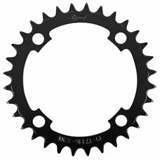 PLATEAU VAE/E-BIKE 4BRA D.104 POUR BOSCH / BROSE / YAMAHA / GIANT / SHIMANO E-STEPS TA E-ONE 32DTS MONO NOIR ALU 7075 NARROW WIDE