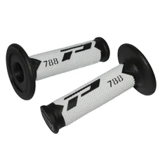 GRIP- PROGRIP OFF ROAD 788 TRIPLE DENSITY SPECIAL EDITION  BLACK/WHITE/TITANIUM 115mm (PAIR) (CROSS/MX)