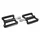 FLAT PEDAL-FOR BMX/DOWNHILL - NEWTON BLACK- ON BEARINGS - ALUMINIUM CNC - THREAD 9/16 - GRIP PINS- SILVER  (PAIR)