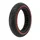 PNEU TROTTINETTE PLEIN 8.5 X 2.00 NOIR LISERET ROUGE - LARGEUR INTERIEUR 37 mm