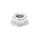 ECROU 6 PANS EPAULE M6 ALU CHROME (SACHET DE 6 PIECES)  -SELECTION P2R-