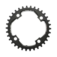 PLATEAU VTT 4BRA D.104 POUR SRAM XO1 STRONGLIGHT 34DTS MONO NOIR ALU 7075 11V. NARROW WIDE - EPAISSEUR 5mm