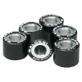 GALET/ROULEAU MAXISCOOTER MALOSSI 19x17  7,4g (x6)  POUR PIAGGIO 125 BEVERLY, FLY, LIBERTY, MP3, YOURBAN VESPA LX ET GTS, X10, x9, X8, X7, X-EVO (669456SD)