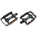 FLAT PEDAL FOR MTB - -ALUMINIUM- NEWTON -BLACK - -ALUMINIUM BODY -  9/16" ON BEARINGS (PAIR)