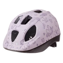 CASQUE VELO ENFANT POLISPORT FANTASY VIOLET TAILLE 48-52cm AVEC MOLETTE (VENDU SUR CARTE)