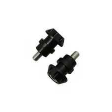 DIABOLO FOR PADDOCK STAND M10 - BLACK- FOR KAWASAKI (WITH CHC CONTERSUNK SCREW)  -AVOC- (PAIR)