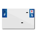 PLASTIC STRIP FOR BLANK PVC LICENSE PLATE (MOTORBIKE FORMAT 210X130)-DEPT 70/EUROPE (SOLD PER UNIT)