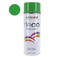 SPRAY-PAINT CAN MOTIP GLYCERO GLOSS APPLE GREEN (DERBI) spray 400ml (01607)