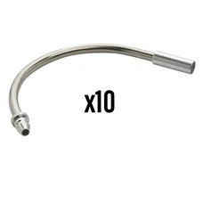 COUDE V-BRAKE ELVEDES 130- INOX (VENDU PAR 10)