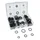 JOINT TORIQUE METRIQUE 6 TAILLES DIAM DE 6 à 14mm  (ASSORTIMENT)  (BOITE DE 140 PIECES)  -P2R-