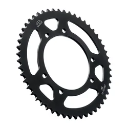 COURONNE 50 A BOITE ADAPTABLE RIEJU 50 MRT 2009>2022/GAS GAS 50 ROOKIE 2002>2005 420 52 DTS ACIER NOIR (DIAM 105/125/8.5) -JT SPROCKETS