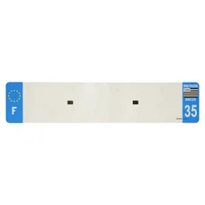 PLASTIC STRIP FOR BLANK PVC LICENSE PLATE (CAR FORMAT 520X110)-DEPT 35/EUROPE (SOLD PER UNIT)