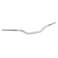 GUIDON MOTO CROSS BUZZETTI ALU DIAM 28,6 mm L810 mm H95 mm NOIR AVEC BARRE DE RENFORT NOIR