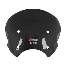 BULLE/SAUTE VENT MOTO POUR YAMAHA 900 XSR 2016>2019  FUME (SHORT HAUTEUR 300mm)  -FACO-