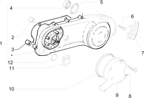 Couvercle carter - Refoidissement carter