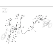 Tuyaus du freins - Etriers de frein (ABS)