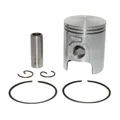 PISTON FOR 50cc MOTORBIKEARTEK K2 (2 RINGS) FOR  MINARELLI 50 AM6/MBK 50 X-POWER, X-LIMIT/YAMAHA 50 TZR, DTR/PEUGEOT 50 XPS/RIEJU 50 RS1/BETA 50 RR/APRILIA 50 RS 1995>2005