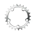CHAINRING FOR ROAD BIKE- 5 Arms- 28T.Ø 74 TRIPLE -INNER- ALUMINIUM SILVER- 7075 TA ZELITO TYPE SHIMANO 9/10Speed.