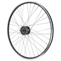 ROUE VTC 700 x 35 - 28" ER20 ARRIERE NOIR DOUBLE PAROI MOYEU NEXUS 7V 36 RAYONS INOX