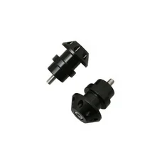 DIABOLO FOR PADDOCK STAND M6 SILVER- FOR YAMAHA (WITH CHC SCREW)  -AVOC- (WITH CHC CONTERSUNK SCREW) (PAIR)