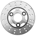 BRAKE DISC FOR APRILIA 50 SONIC GR 1997> Front / GILERA 50 EASY MOVING 1995> Front / MBK 50 BOOSTER 2001> Front / YAMAHA 50 BW S 1997> Front  50 CR Z 1992> Front  (EXT 155mm - INT 41mm - 3 Holes )  (DF4004A)  -NEWFREN-
