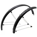 GARDE BOUE VTT TRINGLES 20'' STRONGLIGHT COUNTRY 54mm NOIR (PAIRE) AVEC FIXATION CLASSIC TRINGLES INOX