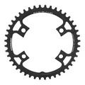 CHAINRING FOR GRAVEL BIKE- 4 Arms- 44 T. Ø 110 COMPACT SHIMANO SINGLE GRAVEL CT2 BLACK STRONGLIGHT- FOR DURA-ACE 9000 / ULTEGRA 6800 / 105 5800 11 Speed.