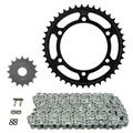 KIT CHAINE ADAPTABLE YAMAHA 850 TDM 4TX4 1999>2001  525  16x43  (DIAM COURONNE 125/145/10.5)  (DEMULTIPLICATION ORIGINE)  -AFAM-