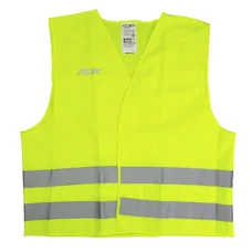 SAFETY VEST -ADX - REFLETIVE -VELCRO TAPES CLOSURE - YELLOW  (CEE APPROVED)