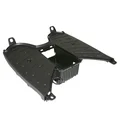 CARENAGE/MARCHE PIED SCOOT ADAPTABLE PEUGEOT 50 KISBEE 2T ET 4T TOUS MODELES (NOUVEAU 2018> + ANCIEN MODELE 2010>2017) NOIR MAT  -P2R-